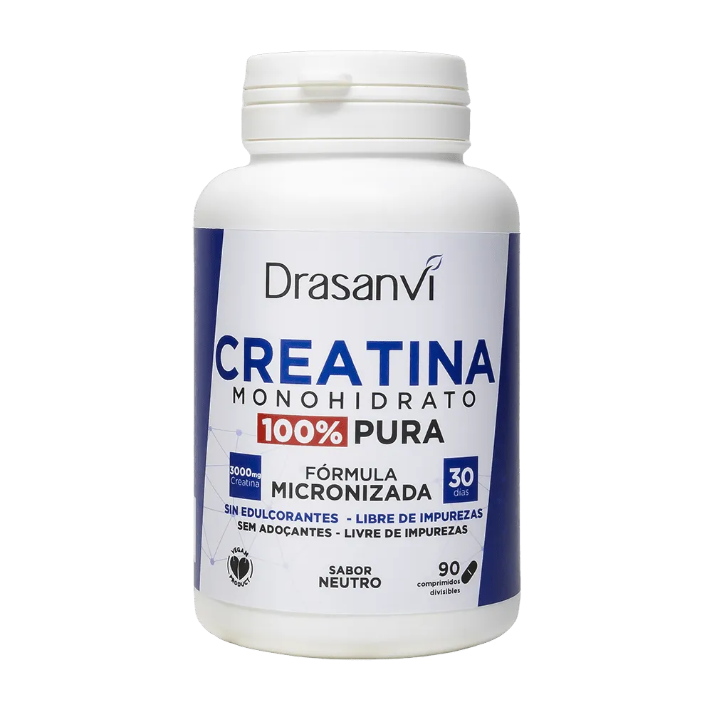 Creatina Monohidratada 80 mesh 90 comprimidos