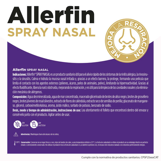 Allerfin Spray Nasal de Eladiet rinitis alergias