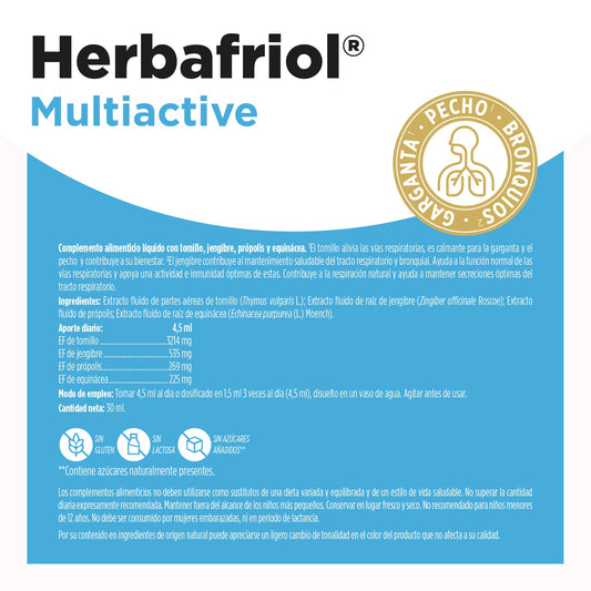 Herbafriol Multiactive Eladiet sistema respiratorio defensas