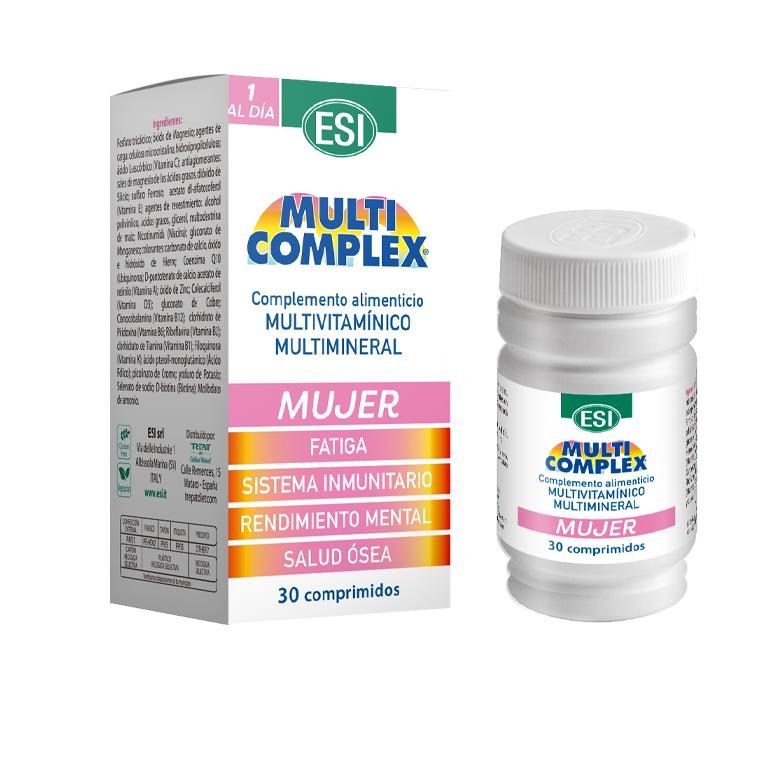 multivitaminico hombre mujer +50 ESI multicomplex vitaminas energía defensas adultos multivitaminas completas para cansancio sistema inmune