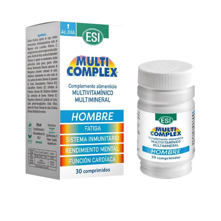 multivitaminico hombre mujer +50 ESI multicomplex vitaminas energía defensas adultos multivitaminas completas para cansancio sistema inmune