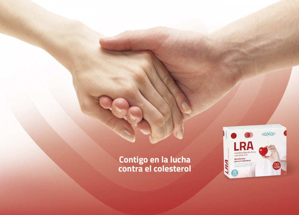 LRA Sakai levadura roja de arroz con CoQ10 colesterol 30 y 60 cápsulas salud cardiovascular