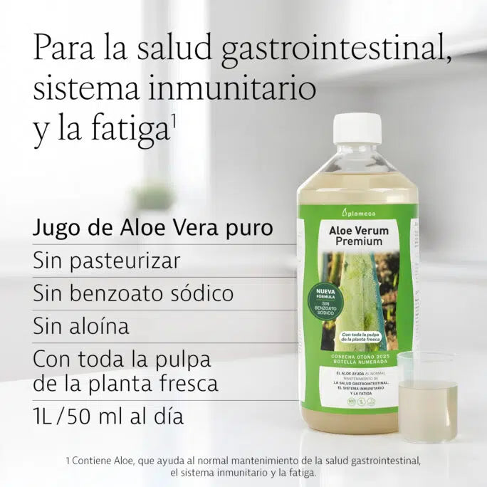 Aloe Vera órganico Plameca sin filtrar ni pasteurizar