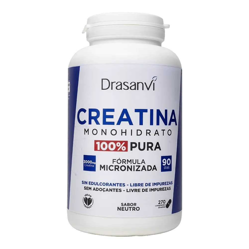Creatina Monohidratada 80 mesh 270 comprimidos