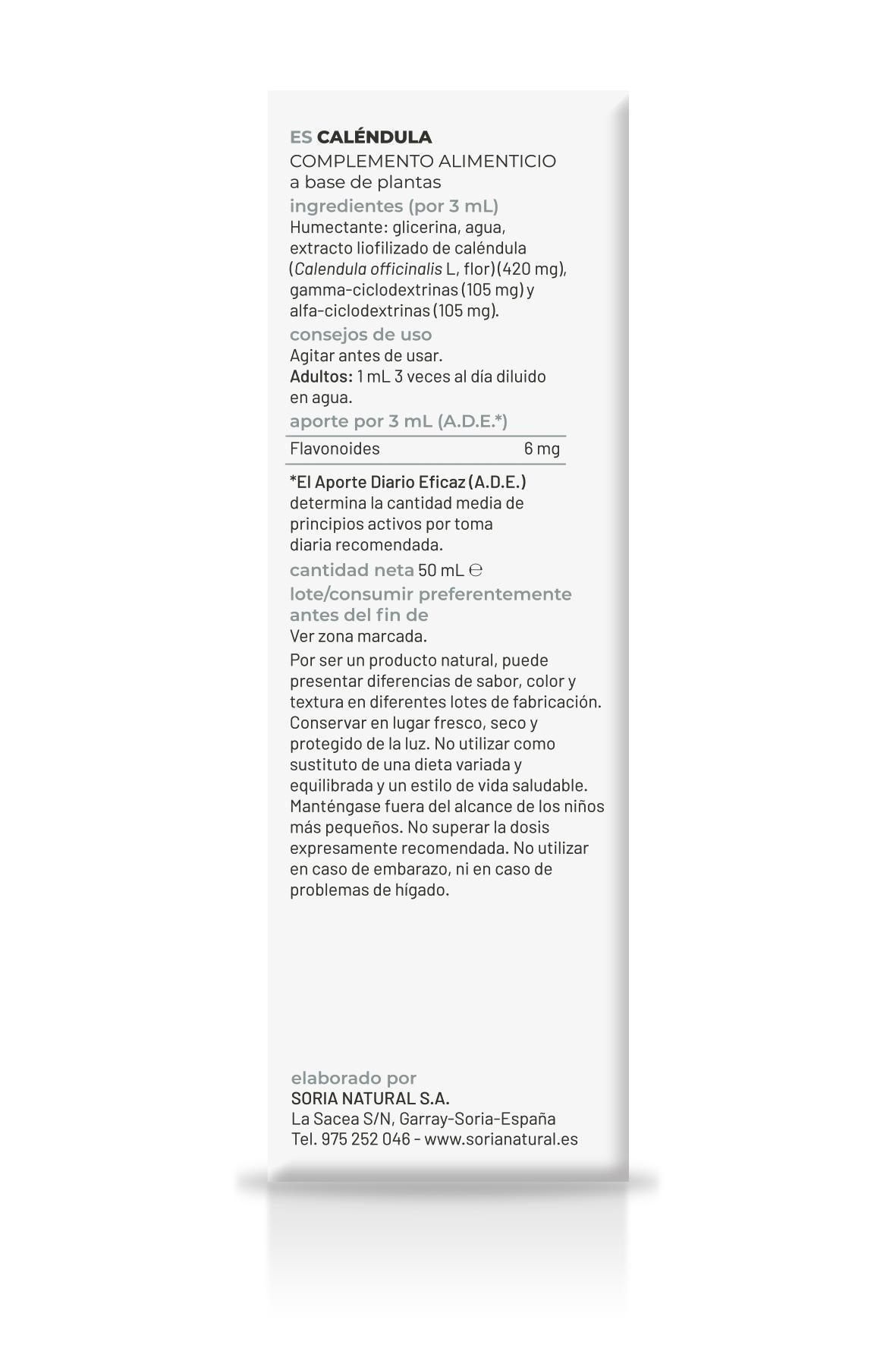 Extracto de Caléndula XXI