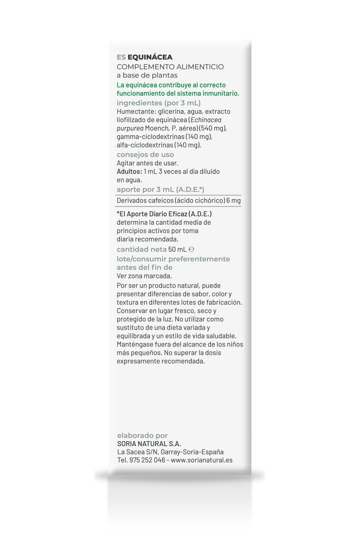 Extracto de Equinácea XXI
