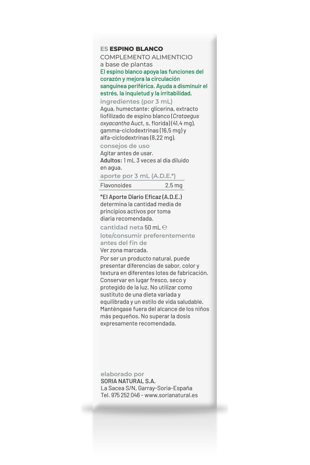 Extracto de Espino Blanco XXI