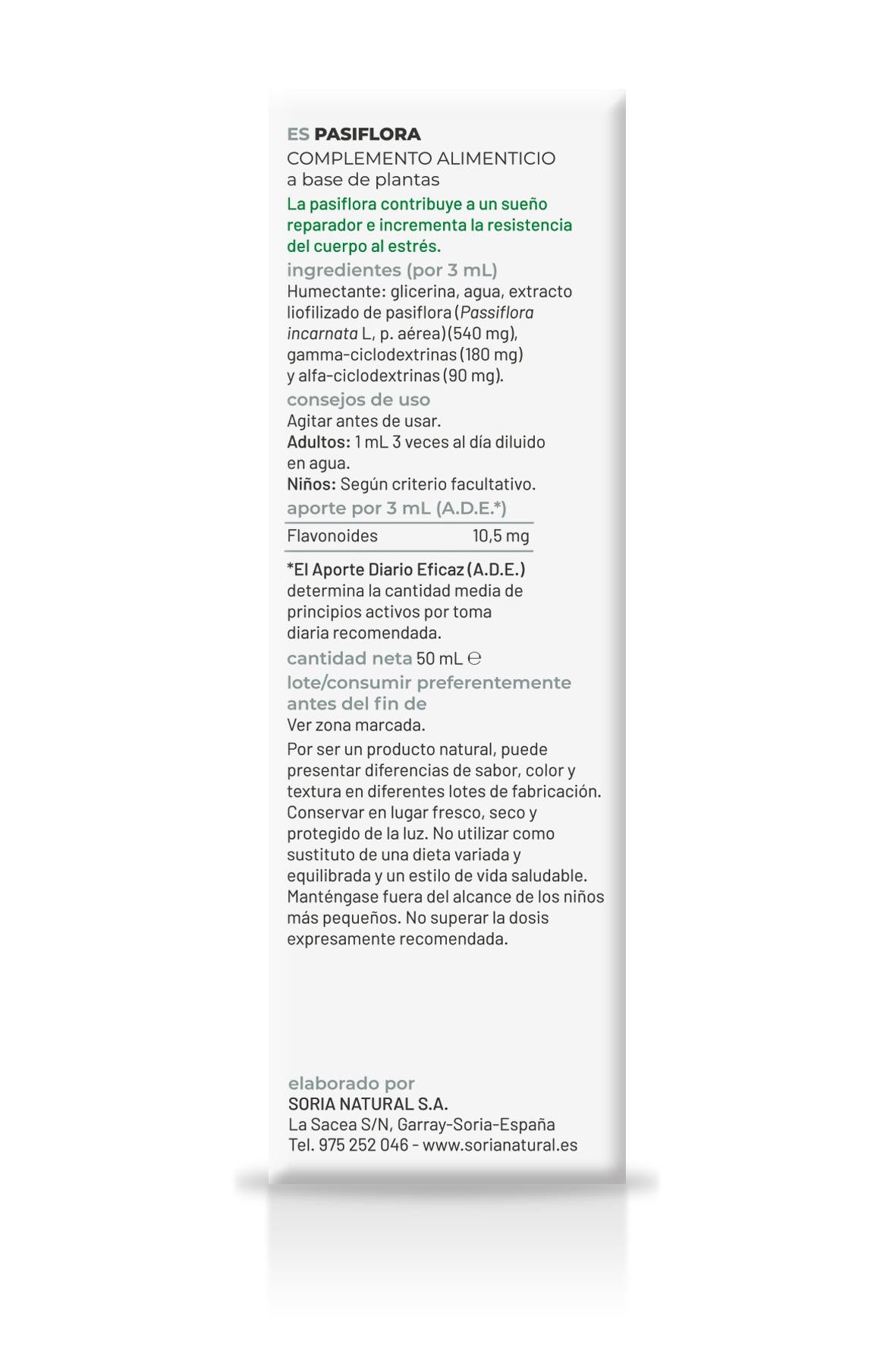 Extracto de Pasiflora XXI