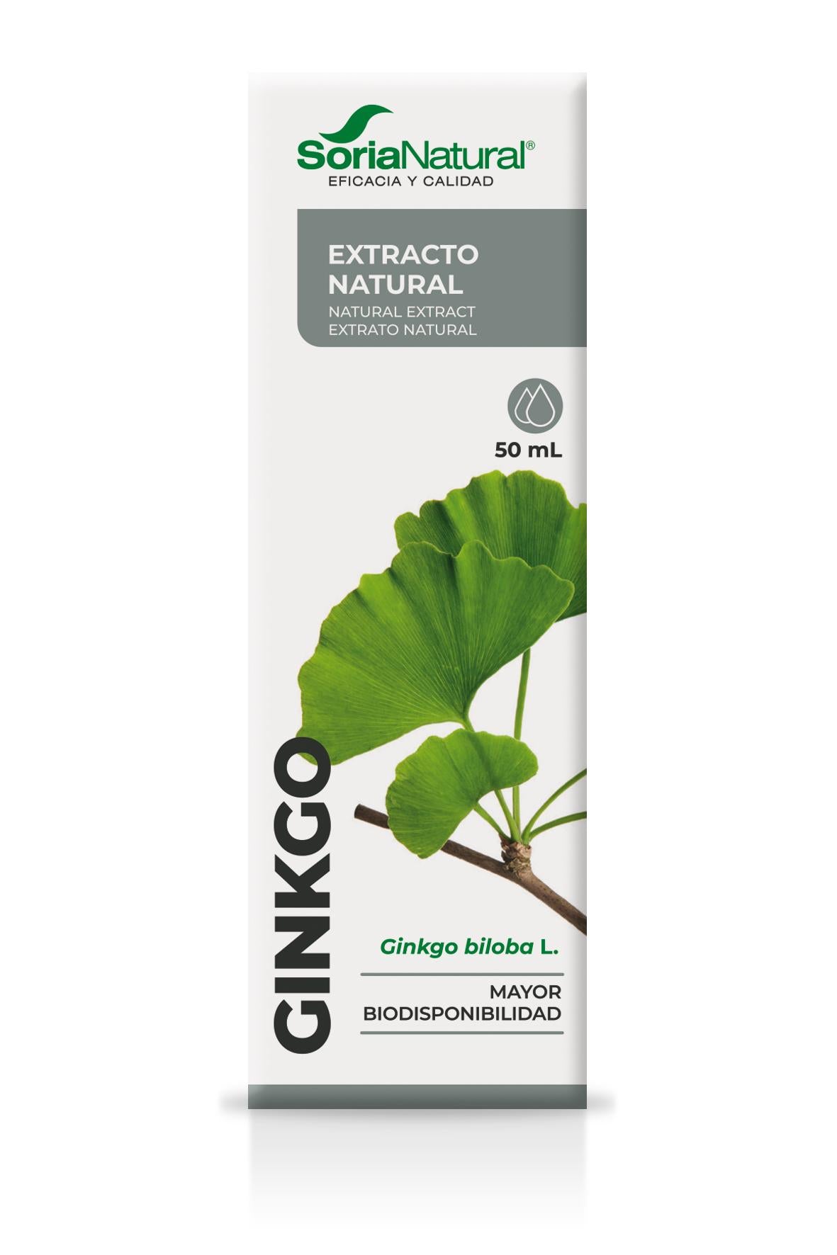 Ginkgo Extracto Soria Natural Circulación Periférica Memoria