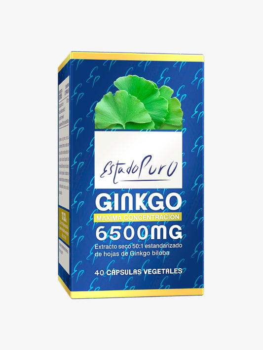 Ginkgo Biloba 6500 mg Tongil 40 cápsulas para memoria y circulación extracto 50:1 alta concentración
cápsulas vegetales para circulación cerebral