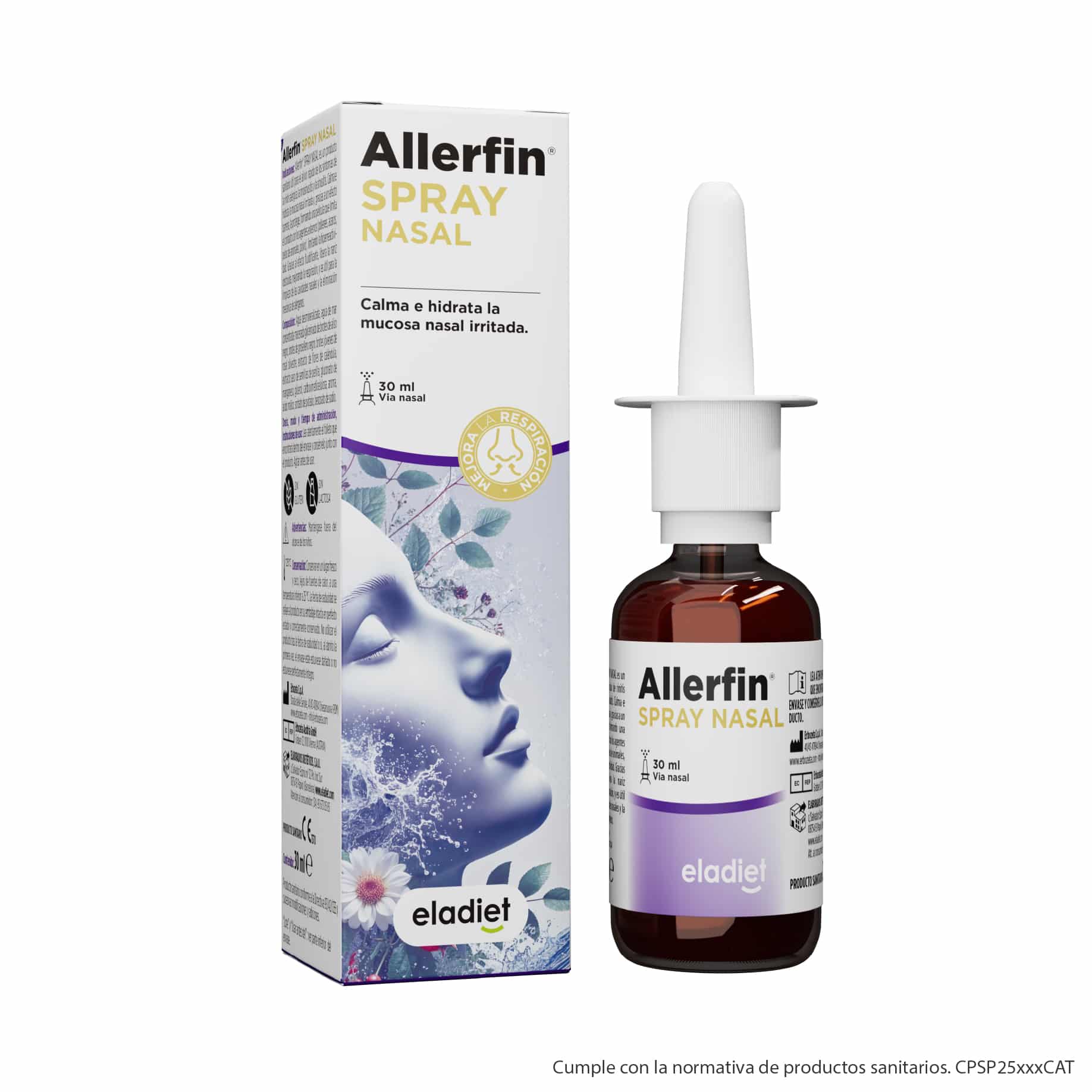 Allerfin Spray Nasal de Eladiet rinitis alergias
