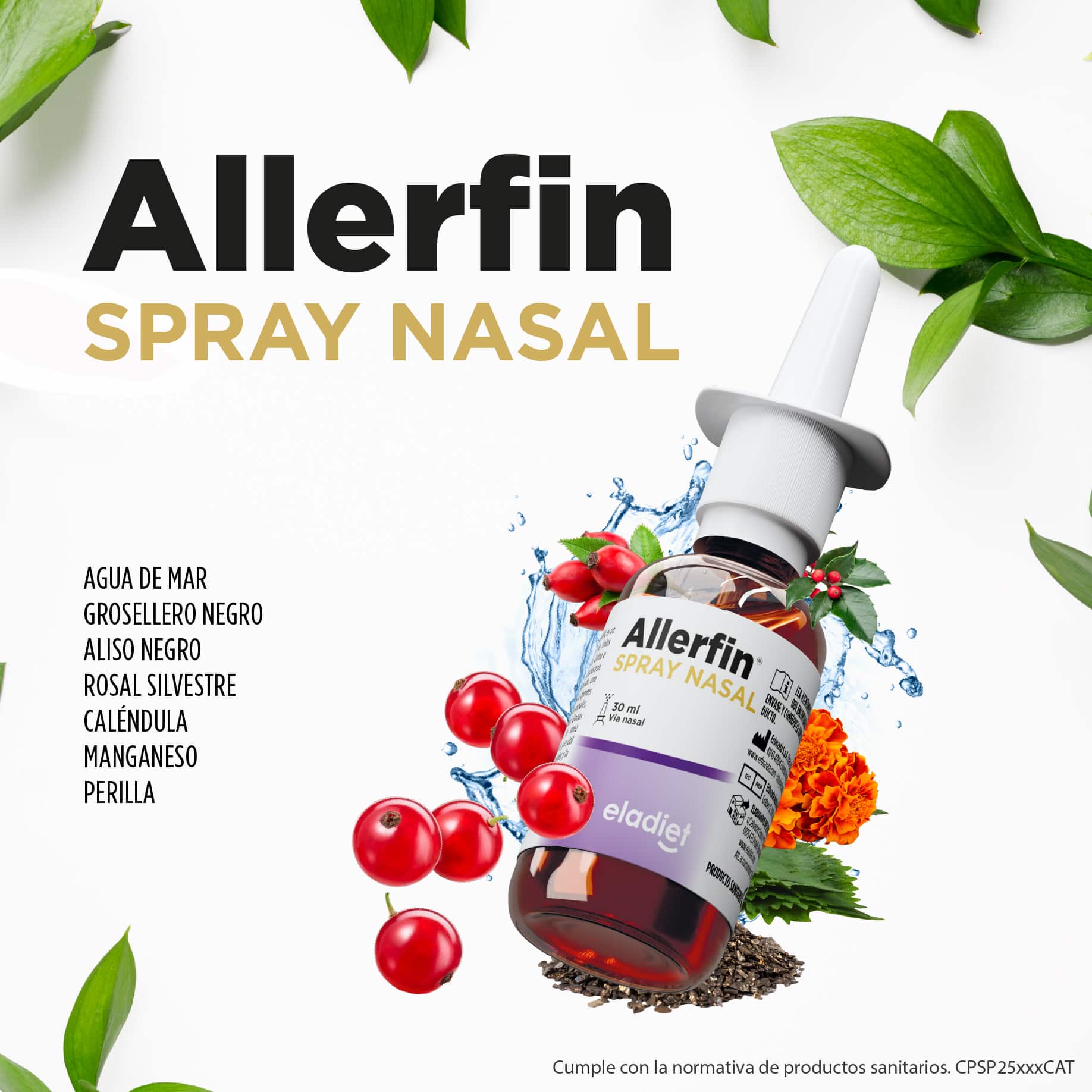 Allerfin Spray Nasal de Eladiet rinitis alergias