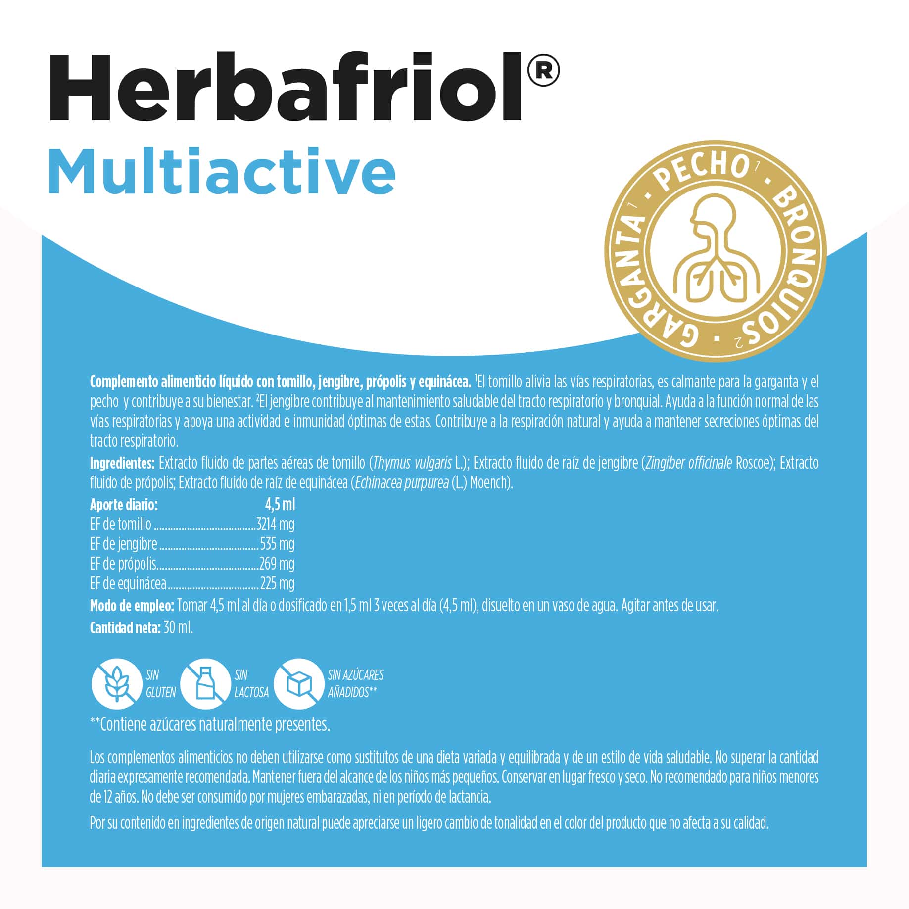 Herbafriol Multiactive Eladiet sistema respiratorio defensas