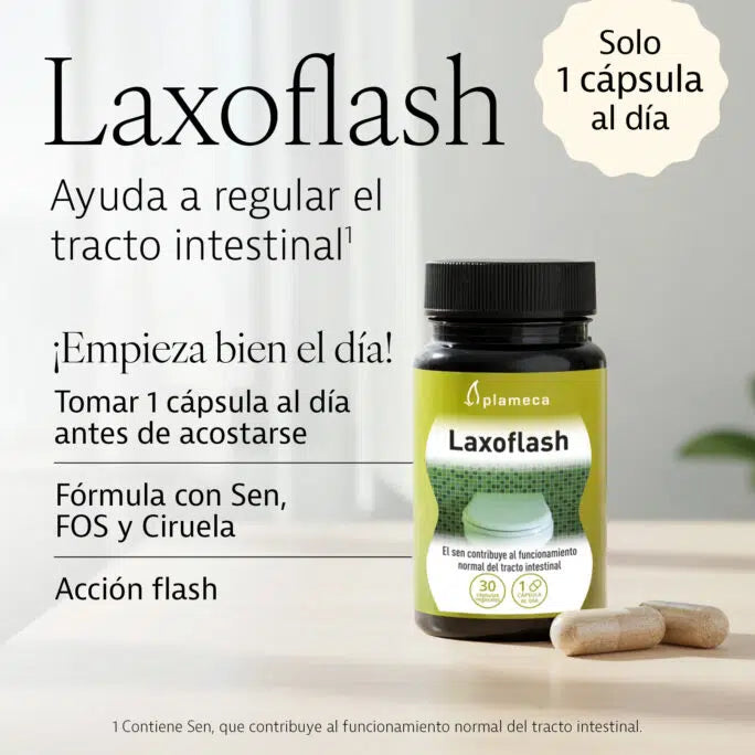 Laxoflash ayuda a regular el tracto intestinal