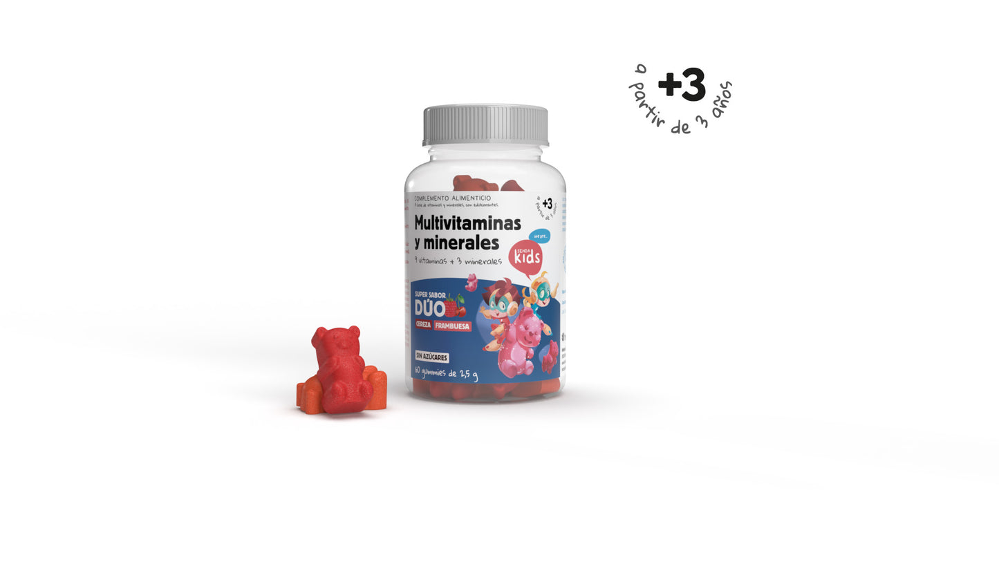 Multivitaminas y Minerales senda Kids herbora niños infantil gummies