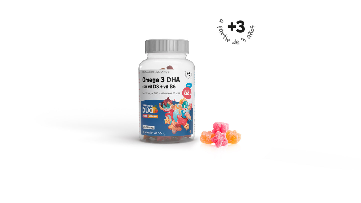 Omega 3 DHA con Vit D3 + Vit B6