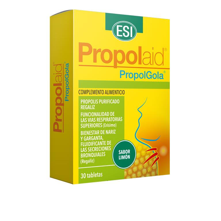 Propolaid Propolgola de ESI son pastillas para chupar sabor limon