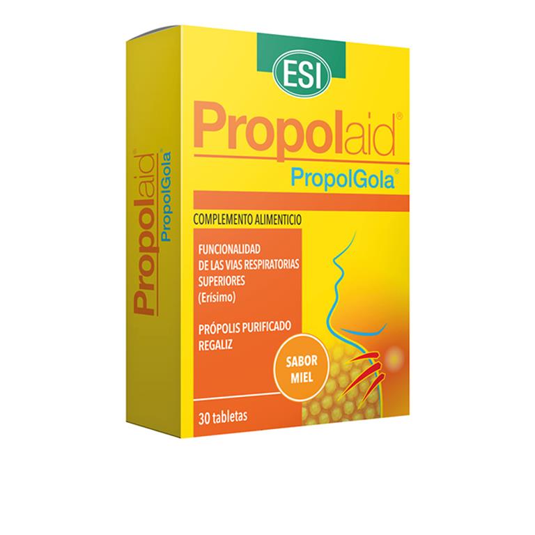 Propolaid Propolgola de ESI son pastillas para chupar sabor miel