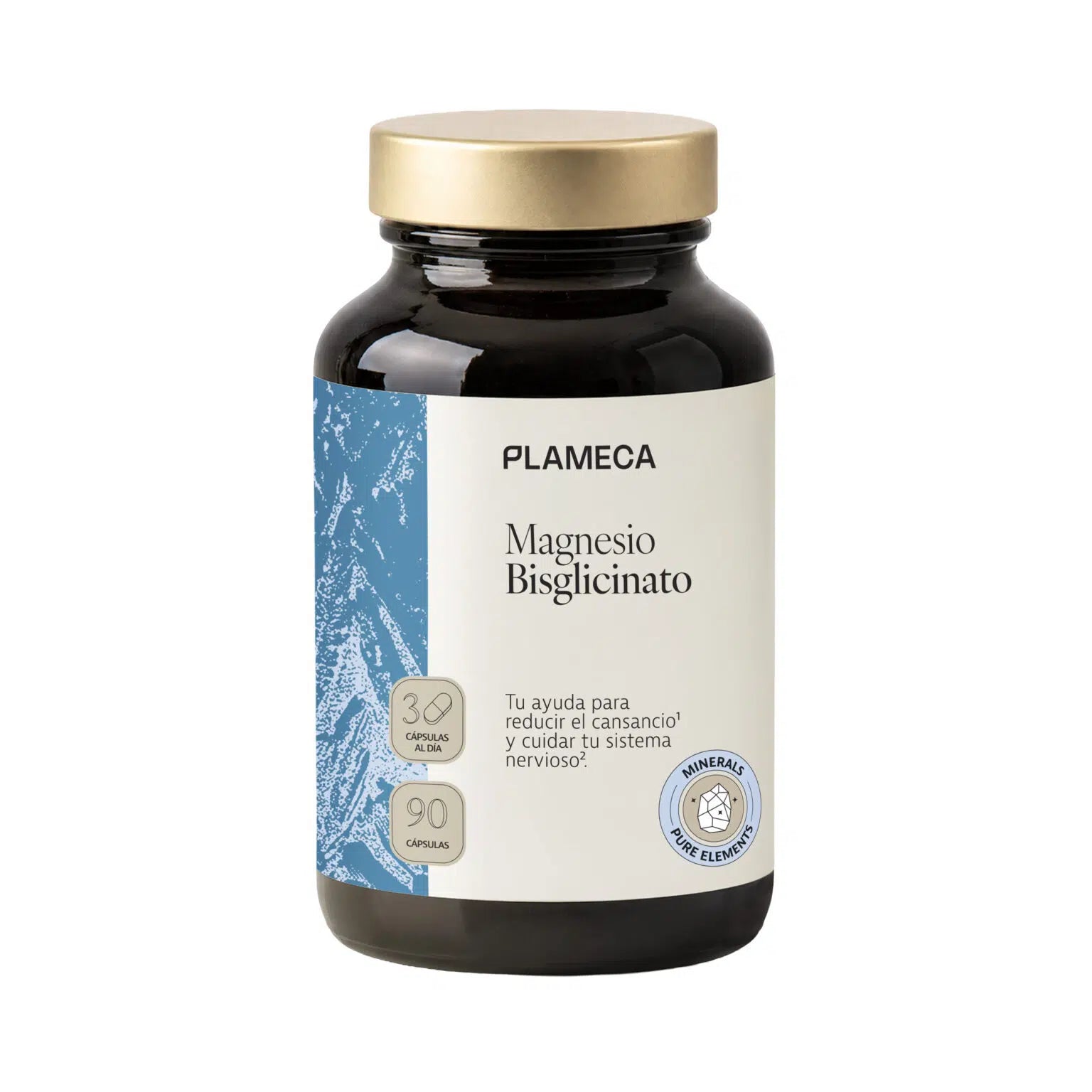 Bisglicinato de Magnesio de Plameca 90 cápsulas 