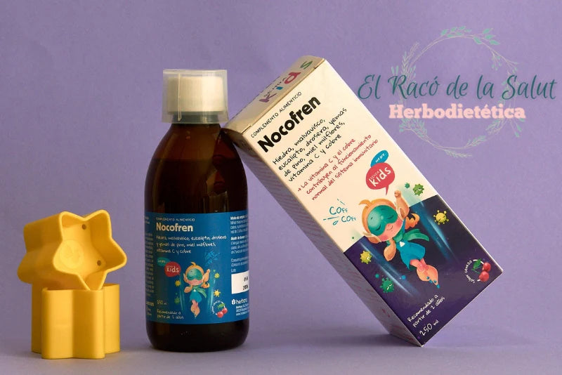Nocofren de Herbora es un complemento alimenticio, Senda Kids, niños, para calmar la tos