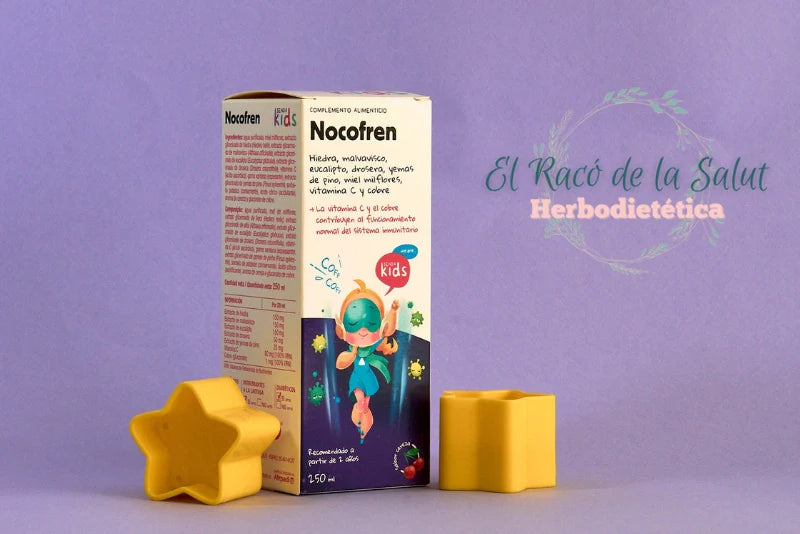 Nocofren de Herbora complemento alimenticio, Senda Kids, niños, calmar la tos